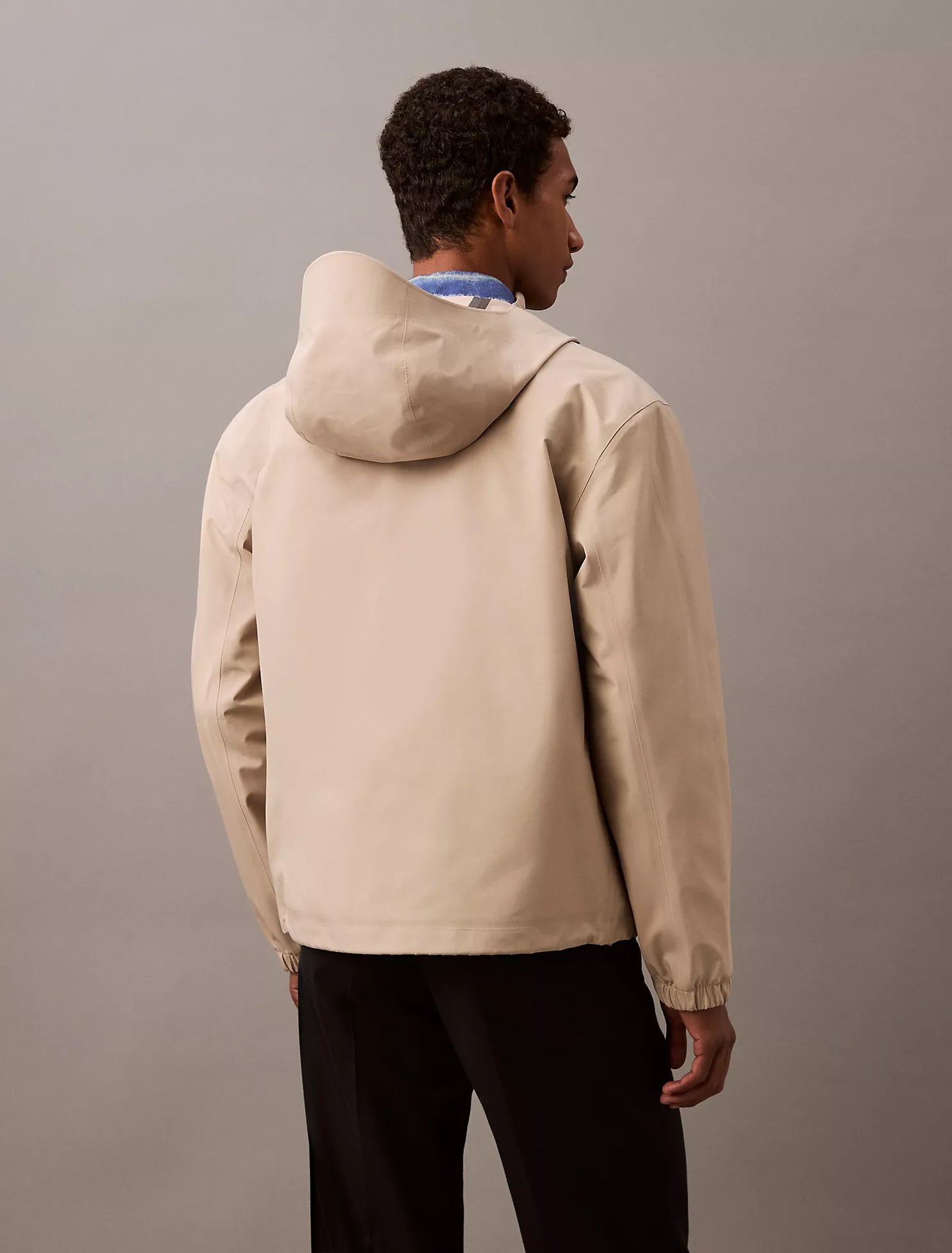 Calvin Klein - Chaqueta impermeable sin forro resistente al agua
